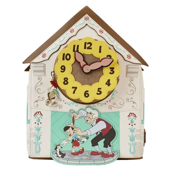 Loungefly WonderCon Exclusive Pinocchio Cuckoo Clock Mini Backpack